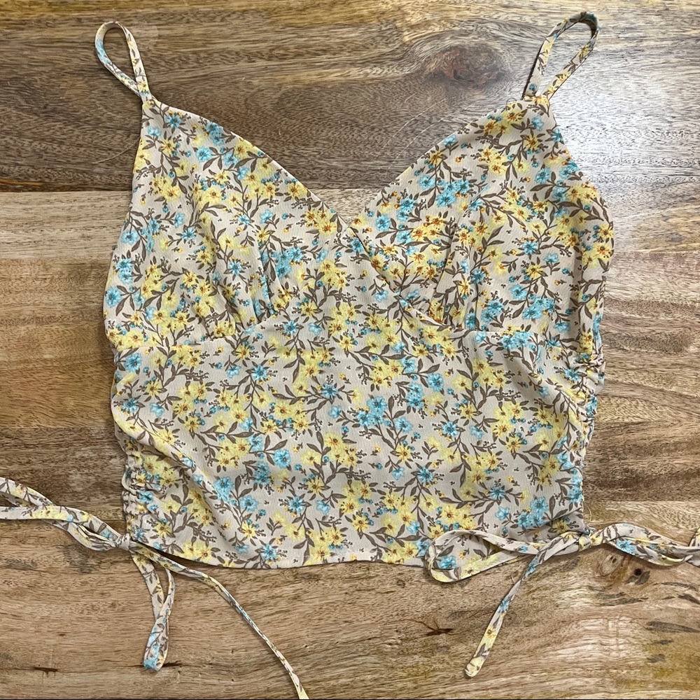 Pacsun Floral tank top
